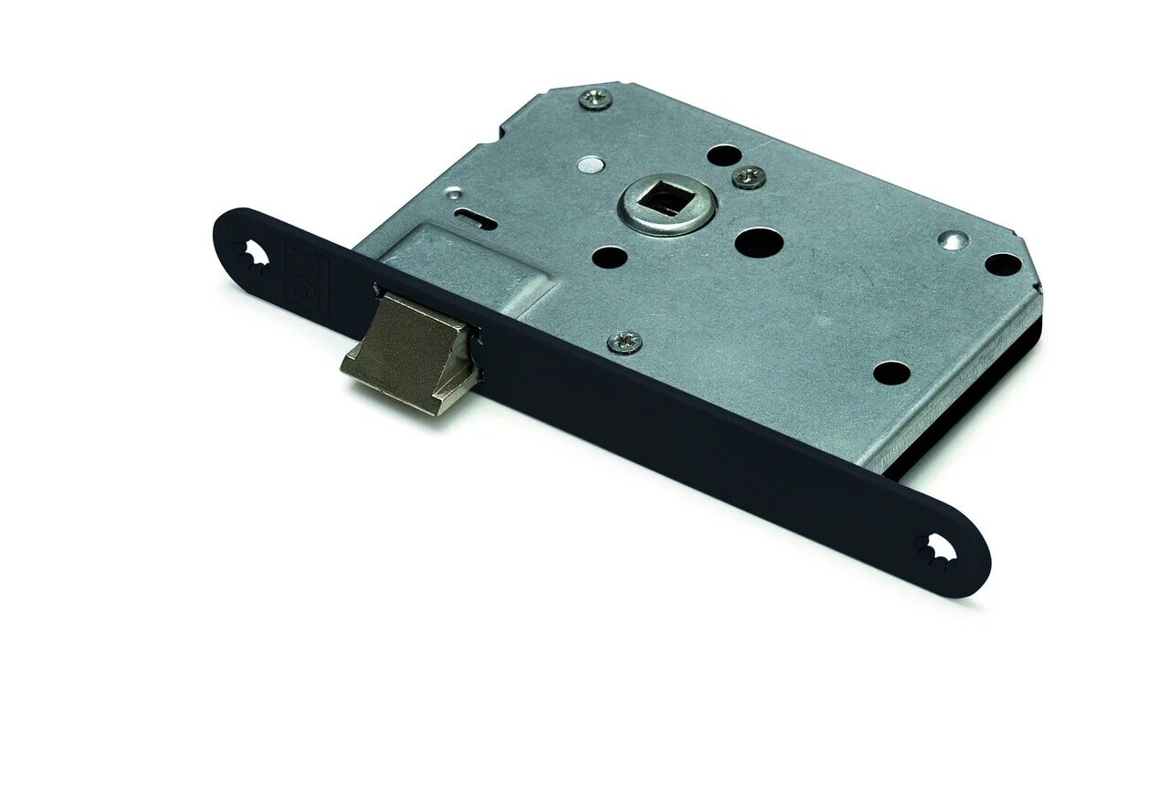 Mooi Deurbeslag Deurbeslag set loopslot en deurklink Luxor mat zwart Mooi Deurbeslag Deurbeslag set loopslot en deurklink Luxor mat zwart