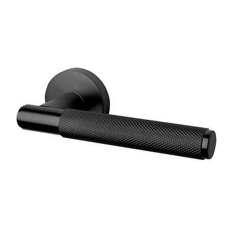 Mooi Deurbeslag Deurklink Luxor in mat zwart Mooi Deurbeslag Deurklink Luxor in mat zwart