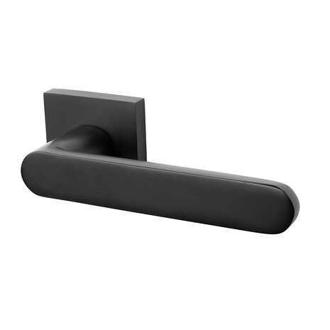 Mooi Deurbeslag Deurklink Linee mat zwart geveerd - deurbeslag voor binnendeur - Mooi Deurbeslag Mooi Deurbeslag Deurklink Linee mat zwart geveerd - deurbeslag voor binnendeur - Mooi Deurbeslag