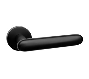 Mooi Deurbeslag Deurklink Rinnovo zwart geveerd