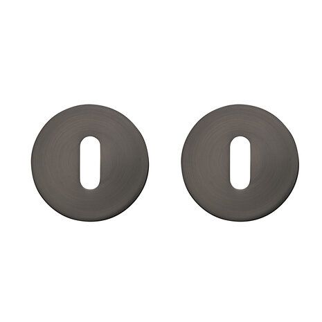 Mooi Deurbeslag Deurbeslag set met sleutelrozet en deurklink Luxor antraciet grijs Mooi Deurbeslag Deurbeslag set met sleutelrozet en deurklink Luxor antraciet grijs