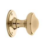 De Oude Deurklink Deurknop draaibaar messing gelakt De Oude Deurklink Deurknop draaibaar messing gelakt