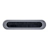 Intersteel Tochtwering ovaal 340x80mm rvs getrommeld Intersteel Tochtwering ovaal 340x80mm rvs getrommeld