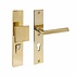 SKG3 veiligheidsbeslag knop/klink Jura profielcilindergat 72mm met kerntrekbeveiliging PVD messingkleur SKG3 veiligheidsbeslag knop/klink Jura profielcilindergat 72mm met kerntrekbeveiliging PVD messingkleur