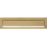 Intersteel PDV messing brievenbus met klep en regenrand Intersteel PDV messing brievenbus met klep en regenrand