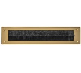 Intersteel Tochtwering rechthoekig PVD messingkleur Intersteel Tochtwering rechthoekig PVD messingkleur