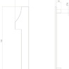 Intersteel PVD messing huisnummer 1 - voor voordeur - Intersteel Intersteel PVD messing huisnummer 1 - voor voordeur - Intersteel