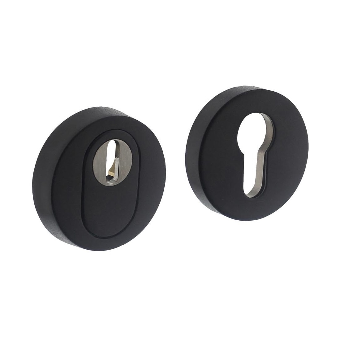 Intersteel RVS veiligheidsrozet SKG3 rond in zwart