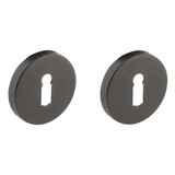 Intersteel Rozetten met sleutelgat antraciet grijs Intersteel Rozetten met sleutelgat antraciet grijs