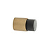 Deurstopper wandmontage 35x22mm getrommeld messing Deurstopper wandmontage 35x22mm getrommeld messing