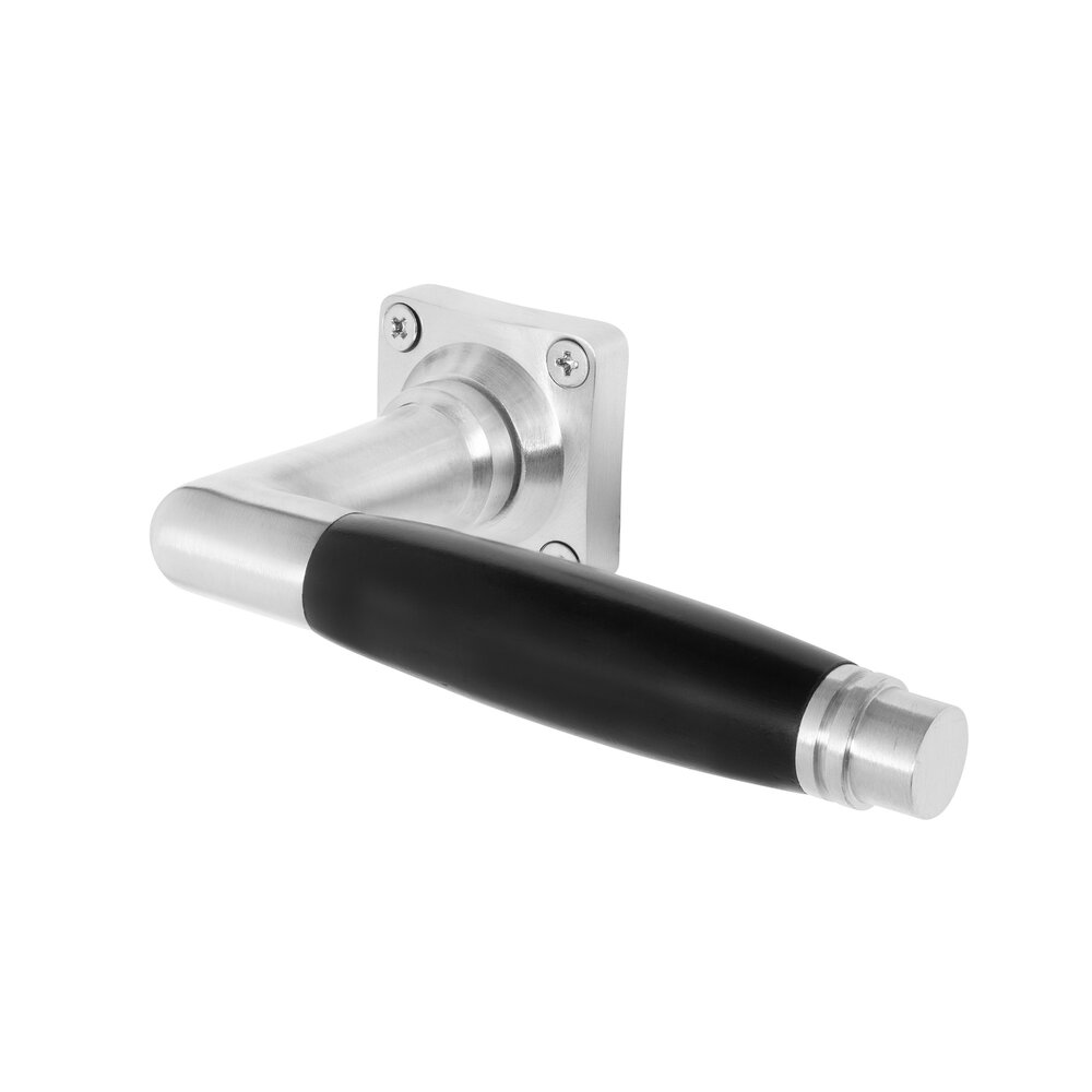 De Oude Deurklink Deurklink Deco geveerd mat nikkel vierkante rozetten De Oude Deurklink Deurklink Deco geveerd mat nikkel vierkante rozetten