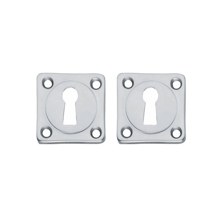Intersteel Sleutelrozetten schroefgat vierkant chroom mat