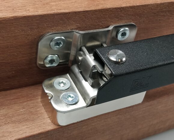 Dulimex Raamuitzetter wegdraaibaar kort SKG2 RVS wit