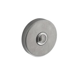 Intersteel Deurbel rond verdekt ø53x10 geborsteld rvs Intersteel Deurbel rond verdekt ø53x10 geborsteld rvs