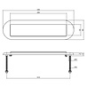 Intersteel Voordeurset SKG3 zwart RVS compleet met deurklink, bel, brievenbus en tochtklep Intersteel Voordeurset SKG3 zwart RVS compleet met deurklink, bel, brievenbus en tochtklep