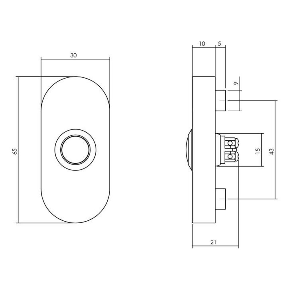 Intersteel Voordeurset SKG3 zwart RVS compleet met deurklink, bel, brievenbus en tochtklep Intersteel Voordeurset SKG3 zwart RVS compleet met deurklink, bel, brievenbus en tochtklep