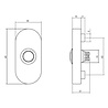 Intersteel Voordeurset SKG3 zwart RVS compleet met deurklink, bel, brievenbus en tochtklep Intersteel Voordeurset SKG3 zwart RVS compleet met deurklink, bel, brievenbus en tochtklep