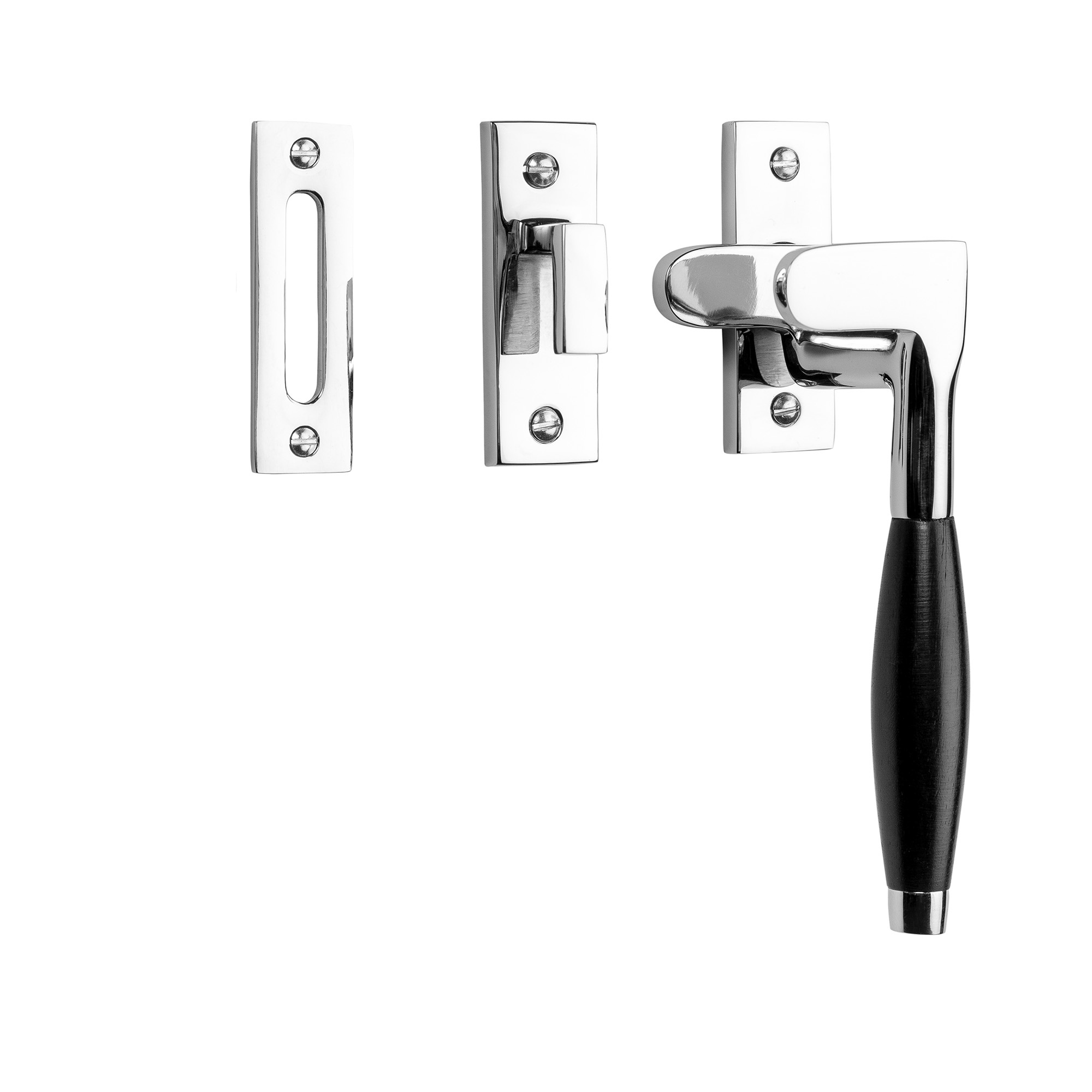 De Oude Deurklink Raamsluiting Klassiek ventilatiestand nikkel rechts