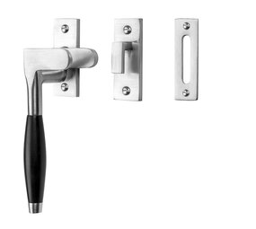 De Oude Deurklink Raamsluiting Klassiek ventilatiestand mat nikkel links De Oude Deurklink Raamsluiting Klassiek ventilatiestand mat nikkel links