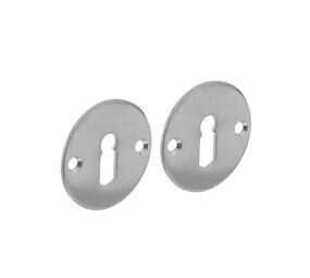 Intersteel Sleutelrozet rond plat 50mm geborsteld RVS Intersteel Sleutelrozet rond plat 50mm geborsteld RVS