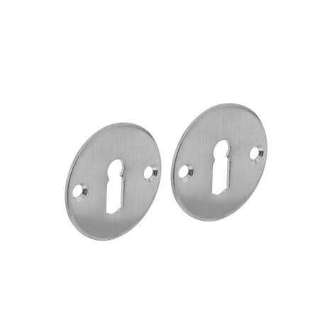 Intersteel Sleutelrozet rond plat 50mm geborsteld RVS Intersteel Sleutelrozet rond plat 50mm geborsteld RVS