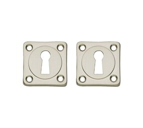 Intersteel Sleutelrozetten vierkant nikkel mat