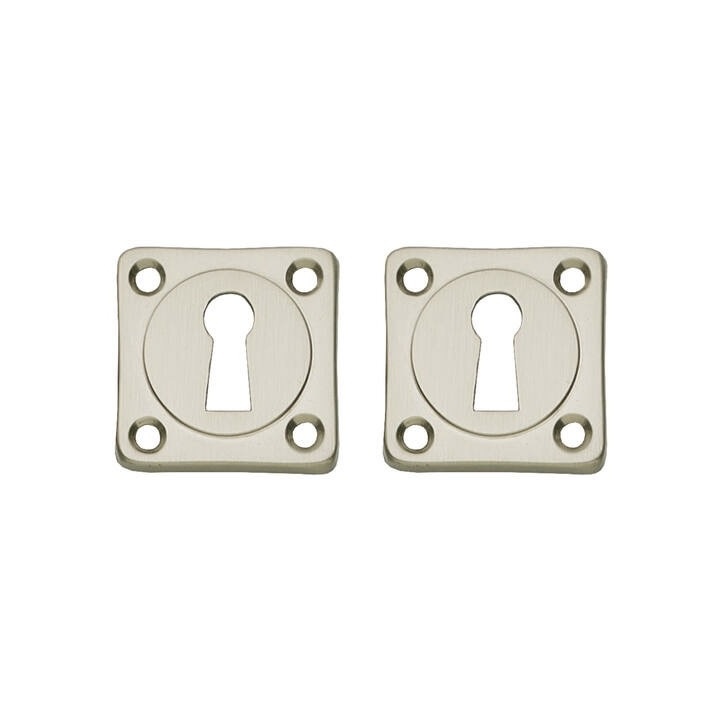 Intersteel Sleutelrozetten vierkant nikkel mat