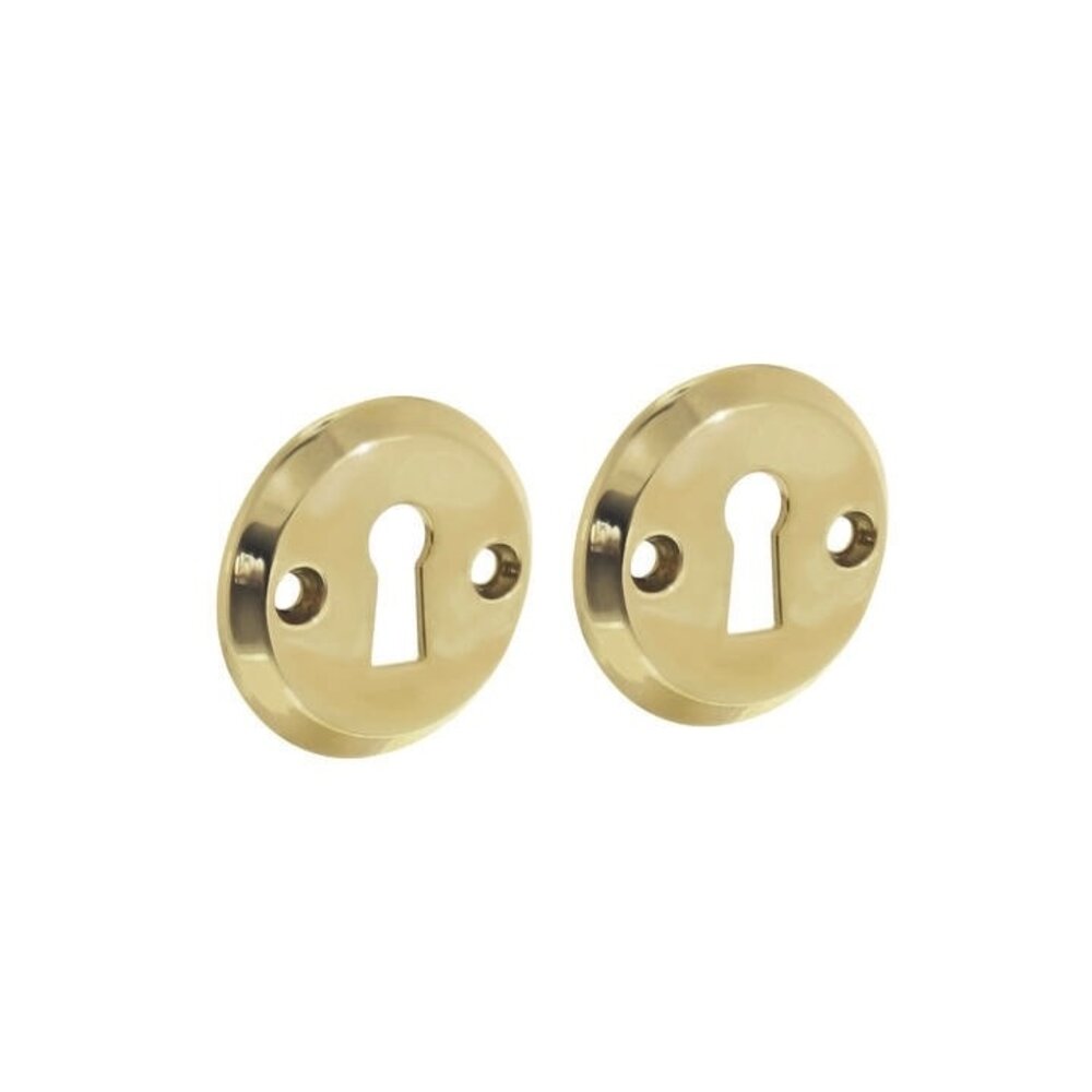 Intersteel Sleutelrozetten ø50x5mm messing gelakt Intersteel Sleutelrozetten ø50x5mm messing gelakt