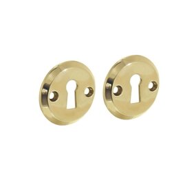 Intersteel Sleutelrozetten ø50x5mm messing gelakt