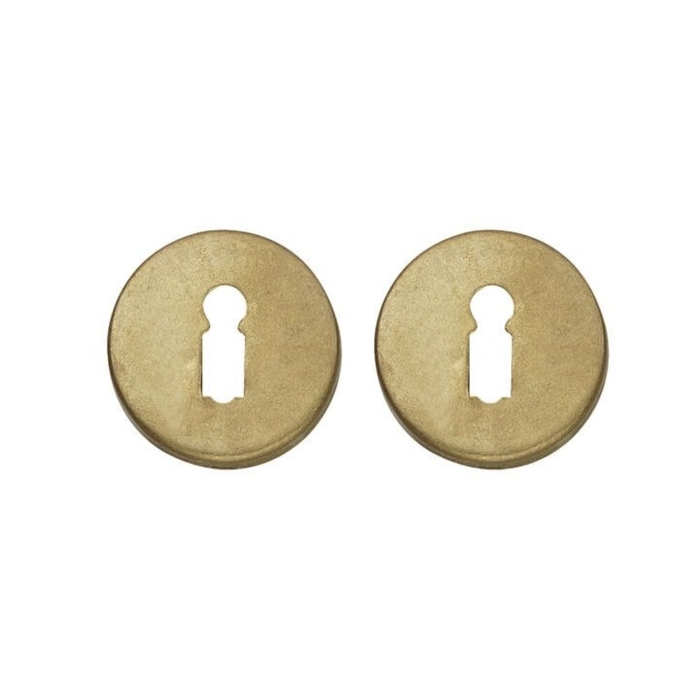 Intersteel Sleutelrozetten rond messing getrommeld Intersteel Sleutelrozetten rond messing getrommeld