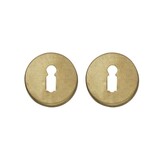 Intersteel Sleutelrozetten rond messing getrommeld Intersteel Sleutelrozetten rond messing getrommeld