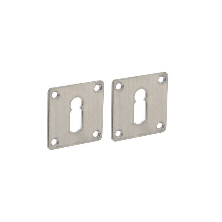 Intersteel Sleutelrozet vierkant 42x42x2mm geborsteld RVS