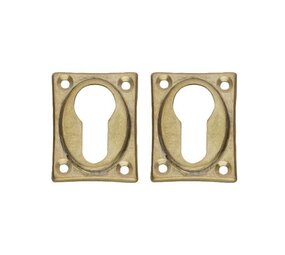 Intersteel Cilinderrozetten messing getrommeld Intersteel Cilinderrozetten messing getrommeld