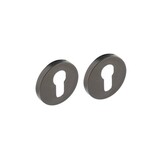 Intersteel Set ronde profielcilinderrozetten antraciet grijs Intersteel Set ronde profielcilinderrozetten antraciet grijs