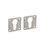 Intersteel Cilinderrozet vierkant 42x42x2mm geborsteld RVS Intersteel Cilinderrozet vierkant 42x42x2mm geborsteld RVS