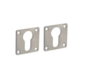 Intersteel Cilinderrozet vierkant 42x42x2mm geborsteld RVS Intersteel Cilinderrozet vierkant 42x42x2mm geborsteld RVS