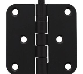 Intersteel Kogellagerscharnier 76x76mm RVS mat zwart afgerond tot 50 kilo Intersteel Kogellagerscharnier 76x76mm RVS mat zwart afgerond tot 50 kilo