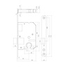 Intersteel Woningbouw cilinder kastslot zwart 55 mm - voor binnendeur - Dulimex Intersteel Woningbouw cilinder kastslot zwart 55 mm - voor binnendeur - Dulimex