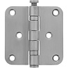 Intersteel Kogellagerscharnier ronde hoeken 76x76mm RVS geborsteld tot 40 kilo Intersteel Kogellagerscharnier ronde hoeken 76x76mm RVS geborsteld tot 40 kilo