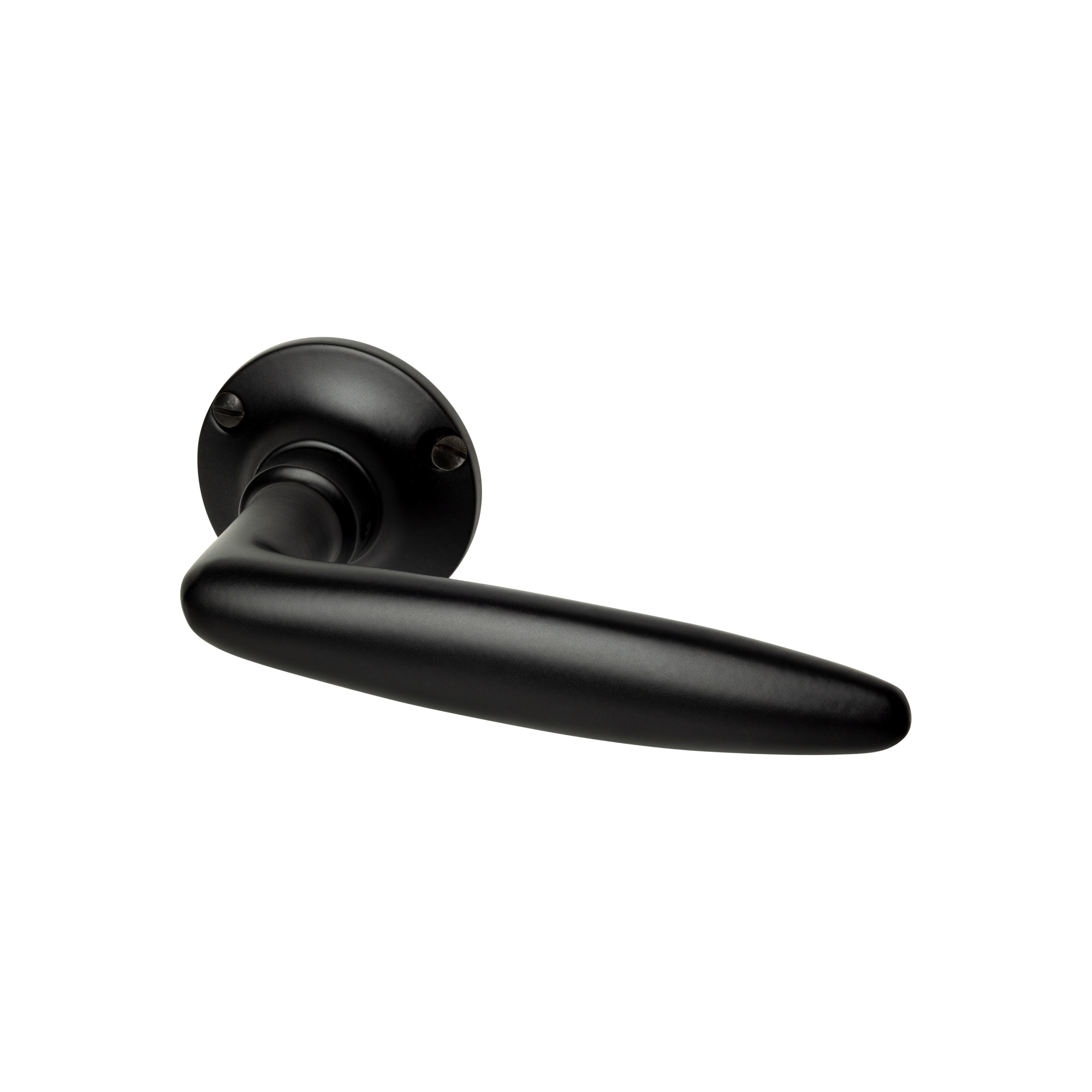 De Oude Deurklink Deurklink Lisiduna zwart geveerd