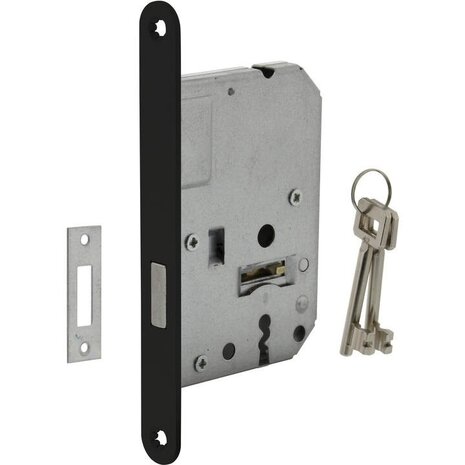 Intersteel Woningbouw klavier kastslot zwart 55 mm - voor binnendeur - Dulimex Intersteel Woningbouw klavier kastslot zwart 55 mm - voor binnendeur - Dulimex