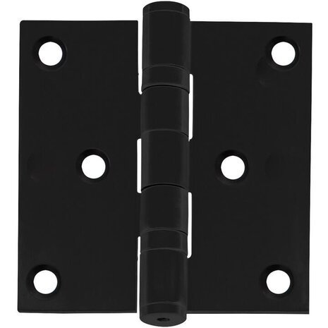 Intersteel Kogellagerscharnier rechte hoeken 76x76mm RVS zwart tot 50 kilo Intersteel Kogellagerscharnier rechte hoeken 76x76mm RVS zwart tot 50 kilo