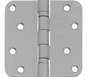 Intersteel Kogellagerscharnier geborsteld rvs 89x89mm afgerond tot 70 kilo Intersteel Kogellagerscharnier geborsteld rvs 89x89mm afgerond tot 70 kilo