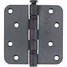 Intersteel Kogellagerscharnier RVS ronde hoeken 89x89mm PVD antraciet tot 70 kilo Intersteel Kogellagerscharnier RVS ronde hoeken 89x89mm PVD antraciet tot 70 kilo