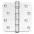 Kogellagerscharnier geborsteld rvs 102x102mm tot 100 kilo Kogellagerscharnier geborsteld rvs 102x102mm tot 100 kilo