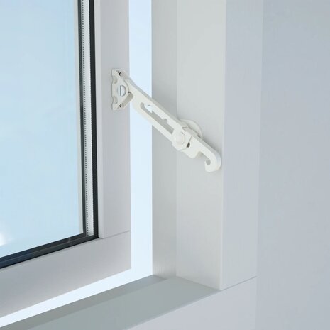 Intersteel SecuMax raamuitzetter buitendraaiend wit Intersteel SecuMax raamuitzetter buitendraaiend wit