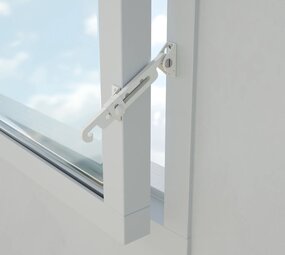 Intersteel SecuMax raamuitzetter binnendraaiend wit Intersteel SecuMax raamuitzetter binnendraaiend wit