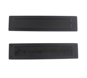 Intersteel Set brievenbus en tochtwering rechthoekig zwart Intersteel Set brievenbus en tochtwering rechthoekig zwart