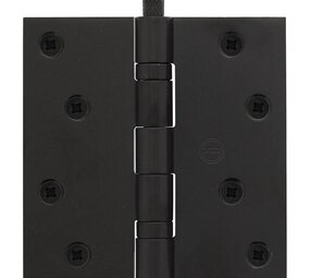 Intersteel Kogellagerscharnier mat zwart recht tot 70 kilo