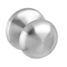 Intersteel Deurknop paddenstoel geborsteld RVS - deurbeslag voor binnendeur - Intersteel Intersteel Deurknop paddenstoel geborsteld RVS - deurbeslag voor binnendeur - Intersteel